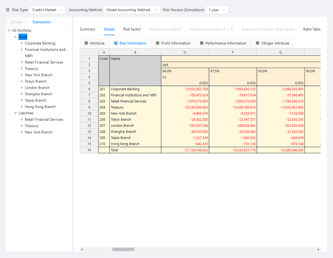 Detail Risk Information